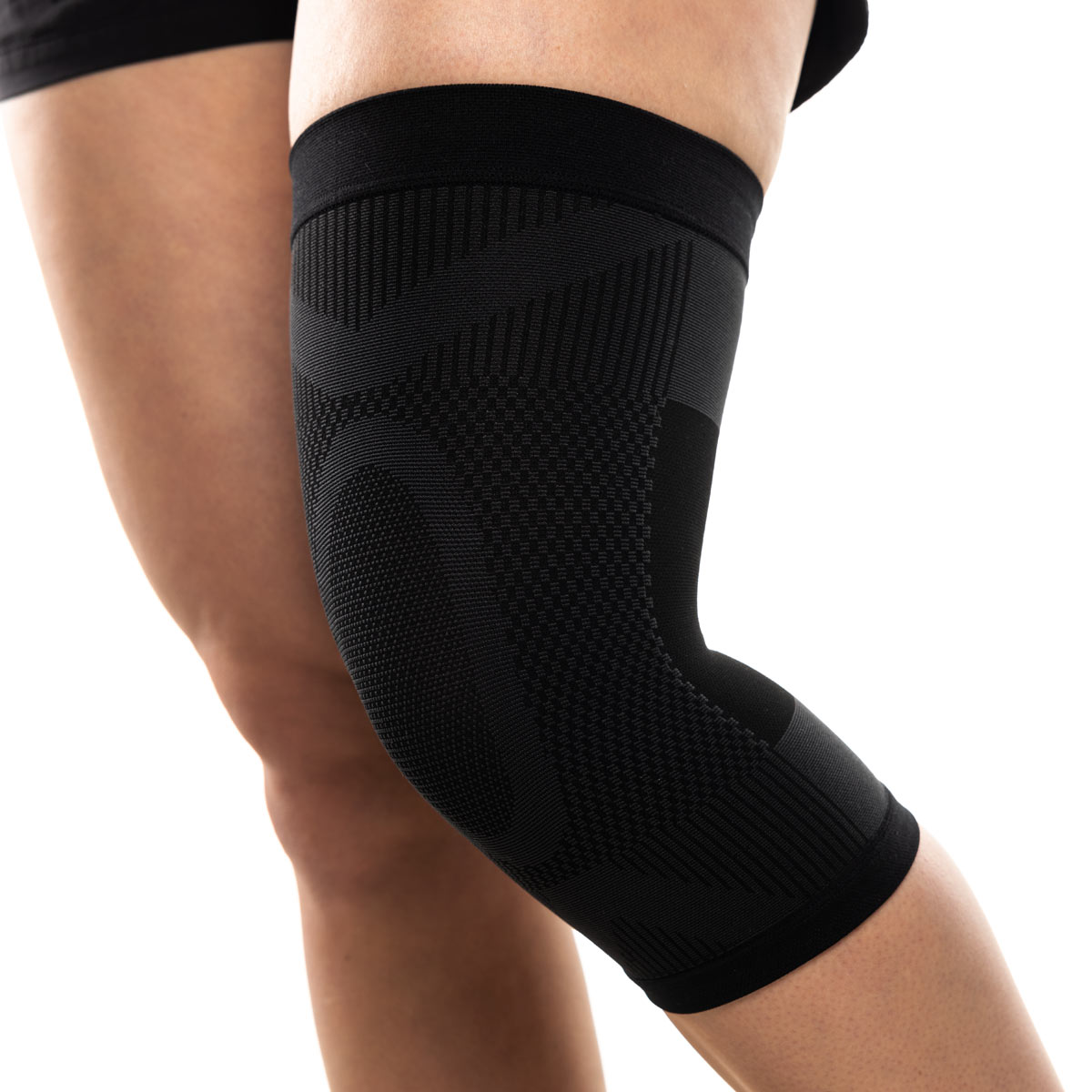 Embraced™ CBD-infused knee compression sleeve.