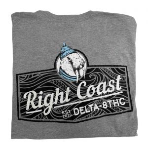 Right Coast Delta-8 THC t-shirt.